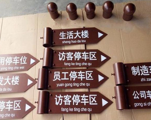 園區導向牌